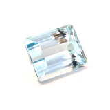 11.14cts Natural Blue Aquamarine Gemstone  - Emerald Cut - 25317RGT