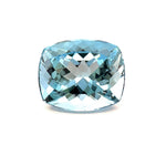 8.43cts Natural Blue Aquamarine Gemstone  - Cushion - 25319RGT