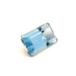 6.83cts Natural Blue Aquamarine Gemstone  - Emerald Cut - 25325RGT