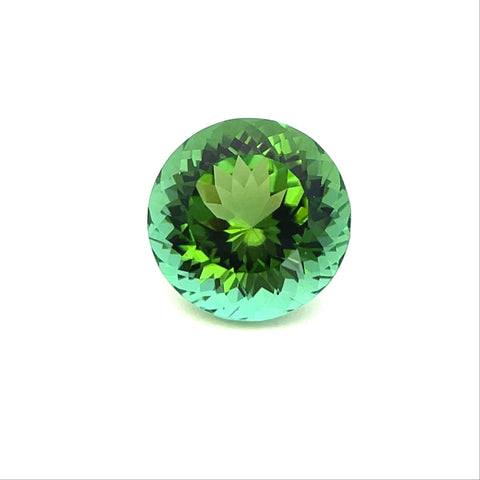 5.22cts Natural Gemstone Green Tourmaline - Round Shape - 25333RGT