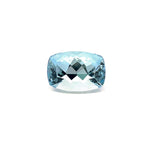 3.35cts Natural Blue Aquamarine Gemstone  - Cushion Shape - 25345RGT
