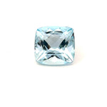 3.70cts Natural Blue Aquamarine Gemstone  - Cushion Shape - 25346RGT