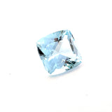 3.70cts Natural Blue Aquamarine Gemstone  - Cushion Shape - 25346RGT