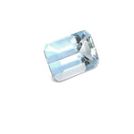 3.72cts Natural Blue Aquamarine Gemstone  - Emerald Cut - 25348RGT