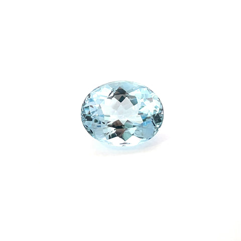 1.71cts Natural Blue Aquamarine Gemstone  - Oval Shape - 25354RGT