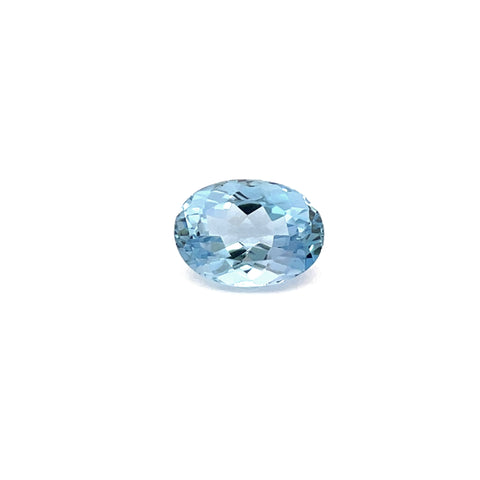 1.39cts Natural Blue Aquamarine Gemstone  - Oval Shape - 25356RGT