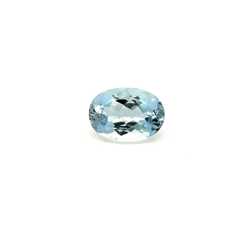 1.45cts Natural Blue Aquamarine Gemstone  - Oval Shape - 25359RGT