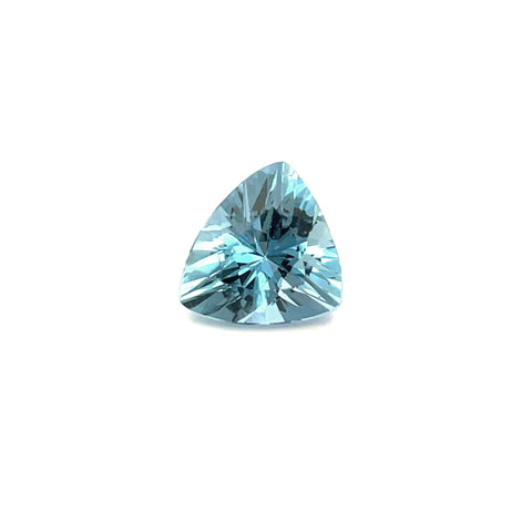 1.60cts Natural Blue Aquamarine Gemstone  - Trilliant Shape - 25362RGT
