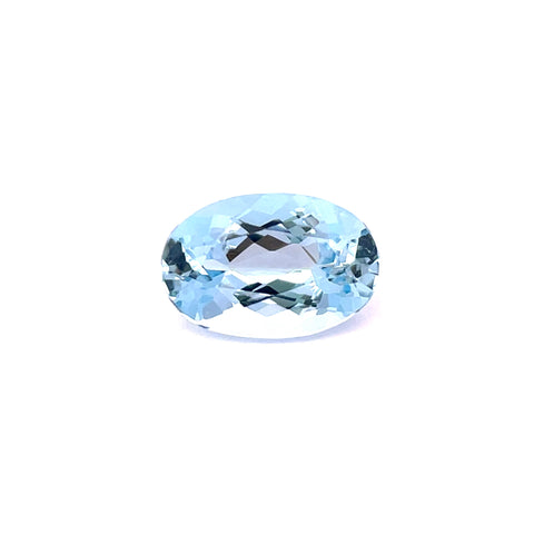 1.94cts Natural Blue Aquamarine Gemstone  - Oval Shape - 25368RGT