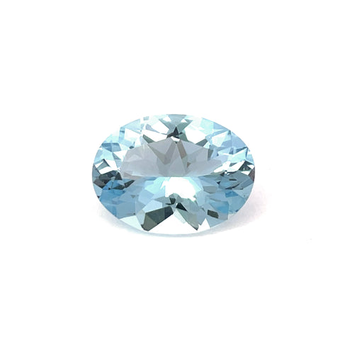 2.94cts Natural Blue Aquamarine Gemstone  - Oval Shape - 25376RGT