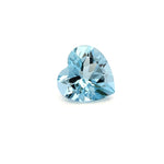 2.97cts Natural Blue Aquamarine Gemstone  - Heart Shape - 25382RGT