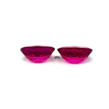 3.50cts Natural Gemstone Rubellite Tourmaline Pair - Oval Shape - 25389RGT
