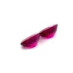 3.50cts Natural Gemstone Rubellite Tourmaline Pair - Oval Shape - 25389RGT