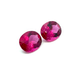 3.23cts Natural Gemstone Rubellite Tourmaline Pair - Oval Shape - 25390RGT