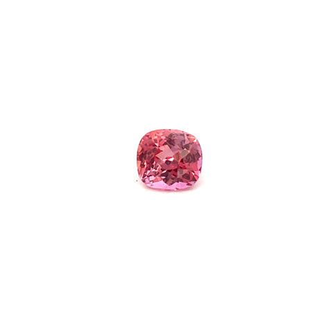 0.94cts Natural Heated Orangy Pink Sapphire Gemstone - Cushion Shape - 25394RGT 
