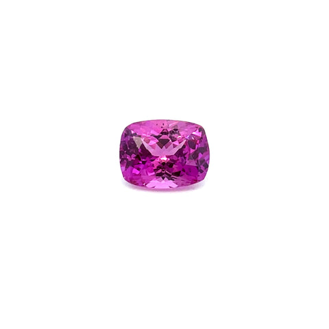 1.56cts Natural Heated Vivid Pink Sapphire Gemstone - Cushion Shape - 25439RGT
