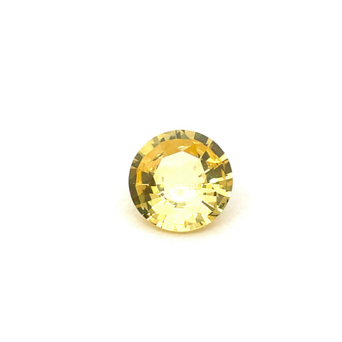 3.60cts Natural Heated Yellow Sapphire Gemstone - Round Shape - 25442RGT