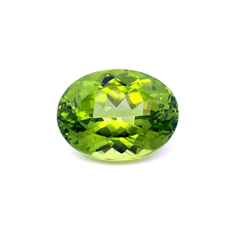7.42cts Natural Green Peridot Gemstone - Oval Shape - 25449RGT