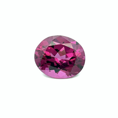 5.64cts Natural Purplish Pink Rhodolite Garnet Gemstone - Oval Shape - 25451RGT