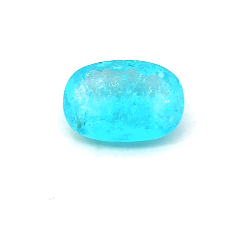 3.42cts Natural Greenish Blue Paraiba Tourmaline Gemstone - Oval Shape - 25650RGT