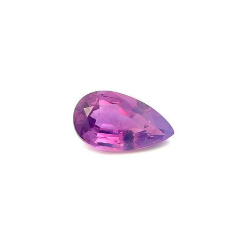 2.67cts Natural Unheated Purple Sapphire Gemstone - Pear Shape - 24856RGT