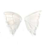 5.98cts Natural White Butterfly Quartz Carving - BC1
