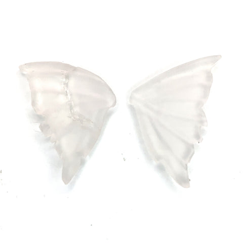 5.98cts Natural White Butterfly Quartz Carving - BC1