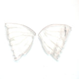 18.10cts Natural White Butterfly Quartz Carving - BC15