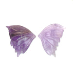 19.16cts Natural Amethyst Butterfly Quartz Carving - BC17