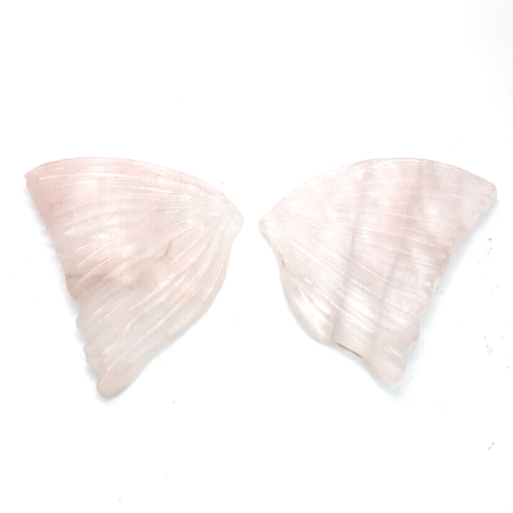 20.56cts Natural Rose Butterfly Quartz Carving - BC18