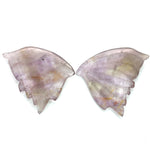 20.82cts Natural Amethyst Butterfly Quartz Carving - BC19