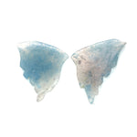 17.74cts Natural Blue Butterfly Quartz Carving - BC24