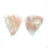 23.74cts Natural Pink Butterfly Quartz Carving - BC29