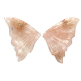 22.67cts Natural Pink Butterfly Quartz Carving - BC38