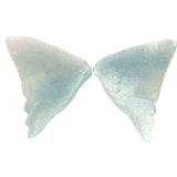 31.94cts Natural Blue White Butterfly Quartz Carving - BC56