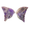 32.33cts Natural Purple Butterfly Quartz Carving - BC58