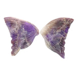 32.33cts Natural Purple Butterfly Quartz Carving - BC58