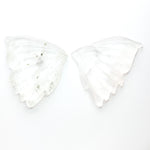 33.07cts Natural White Butterfly Quartz Carving - BC59