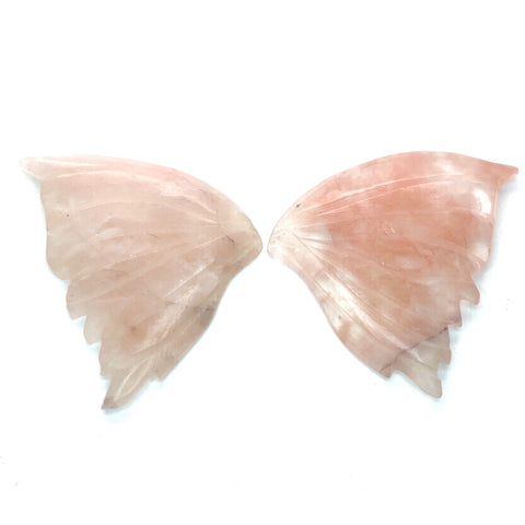 36.41cts Natural Pink Butterfly Quartz Carving - BC65