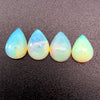 4.32cts Natural Welo White Opal Gemstone 4PCSet - Pear Shape - OPRGT-12