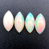 4.60cts Natural Welo White Opal Gemstone 4PCSet - Marquise Shape - OPRGT-20