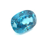 20.94 cts Natural Gemstone Blue Zircon from Cambodia - Oval Shape - P48023