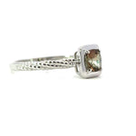 Alexandrite 18K White Gold Ring - Round Cut - R24007