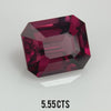 5.55 cts Natural Burmese Orangish-Red Spinel Gemstone - Octagon Shape - 22249RGT