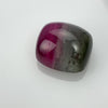 23.79cts Natural Bi-colour Tourmaline - Cushion Cabochon - 22135RGT