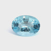 7.26 cts Natural  Blue Aquamarine Gemstone - Oval Shape -22955RGT