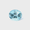 3.69 cts Natural Blue Aquamarine Gemstone - Oval Shape - 23060RGT