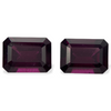 11.59cts Natural Gemstone Purple Rhodolite Garnet- Octagon Shape Pair - 1239RGT