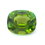 19.92 cts Natural Vivid Apple Green Tourmaline Gemstone - Cushion Shape - 23181RGT