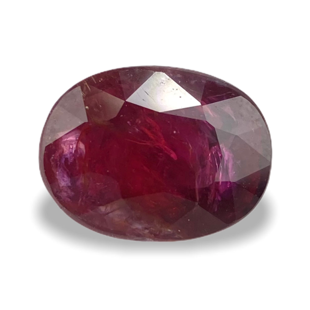 2.68cts Natural Heated Red Ruby - Oval Shape - 21688RGT